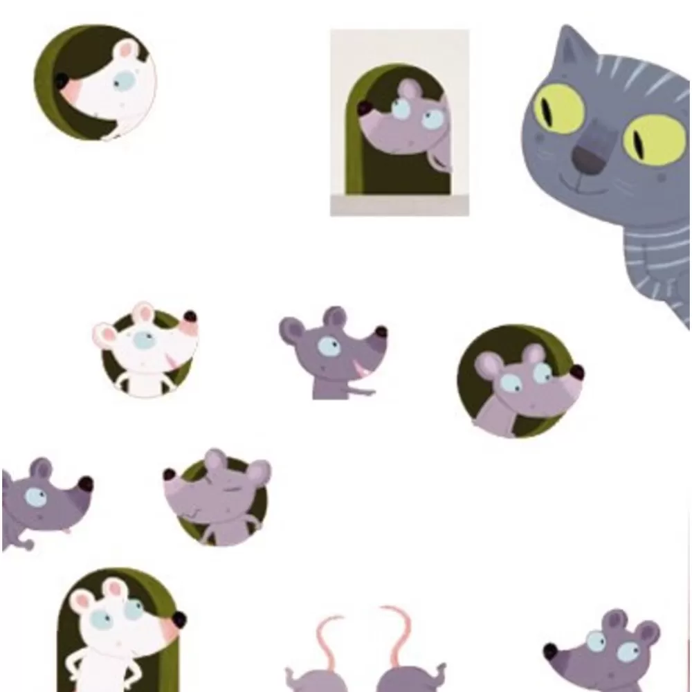 Cheap Kidzsupplies Nouvelles Images Nouvelles Images Muursticker Poes En Muis