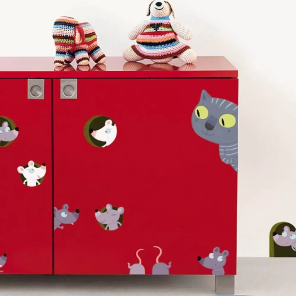 Cheap Kidzsupplies Nouvelles Images Nouvelles Images Muursticker Poes En Muis