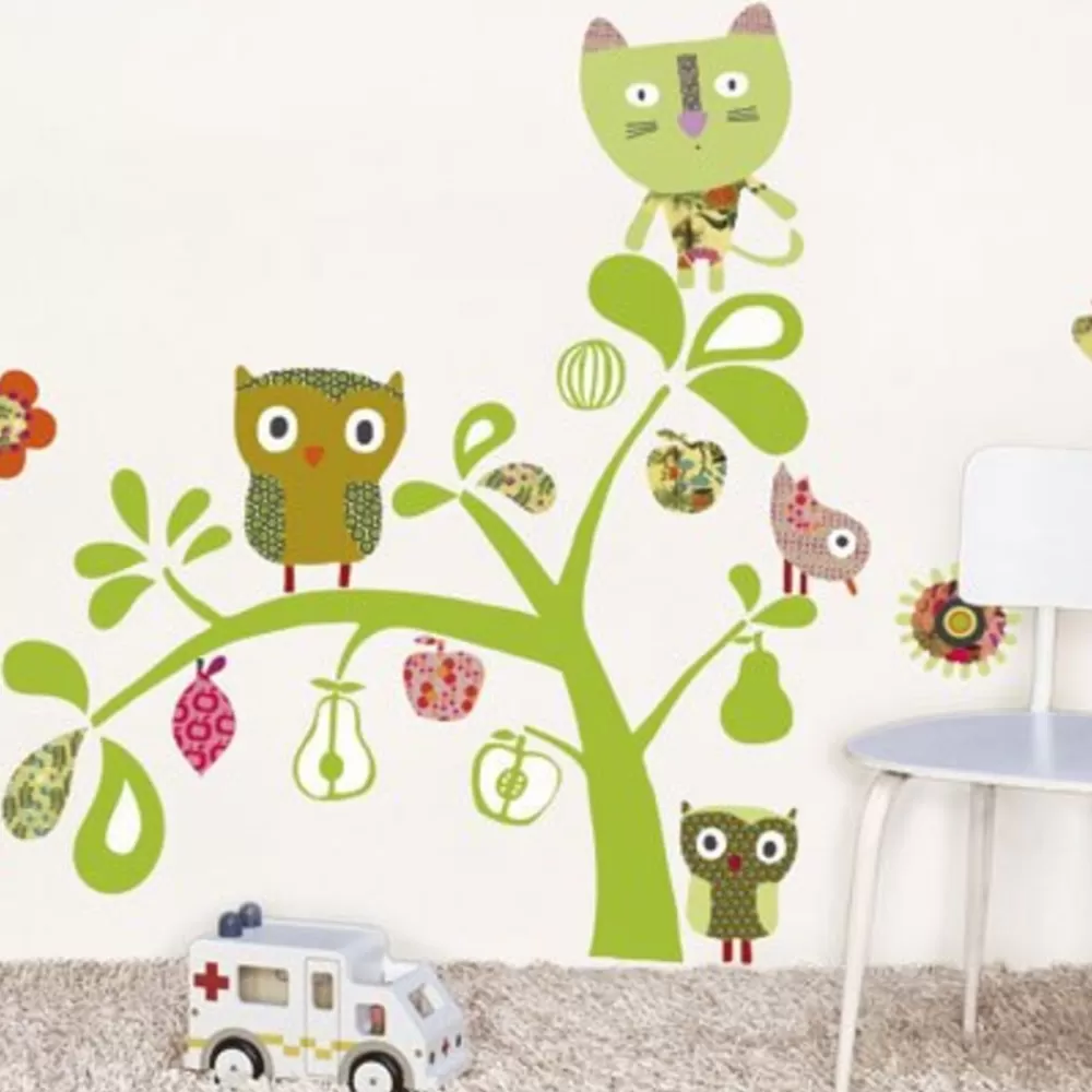 Flash Sale Kidzsupplies Nouvelles Images Nouvelles Images Muurstickers Boom, Uil, Poes