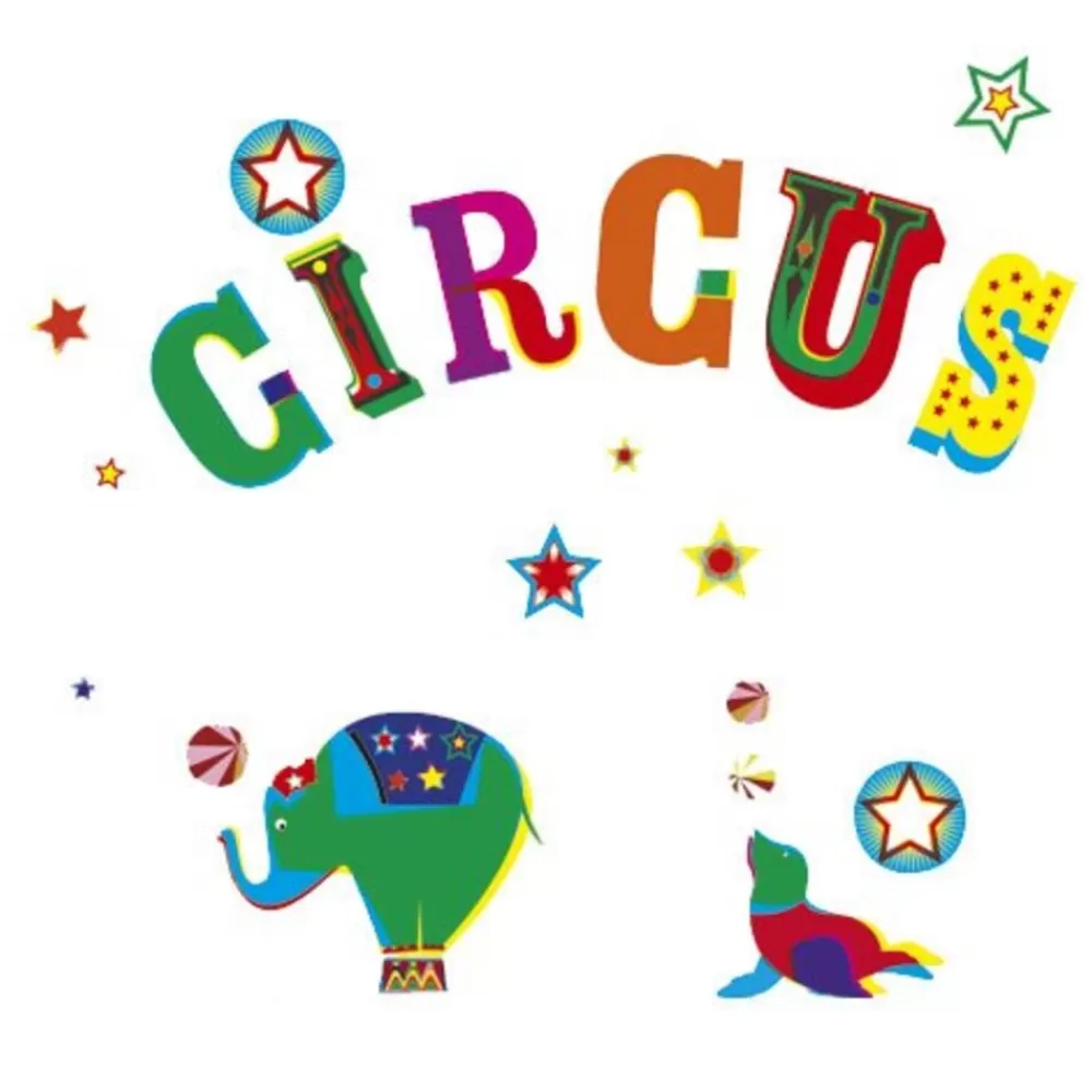 Discount Kidzsupplies Nouvelles Images Nouvelles Images Muurstickers Circus