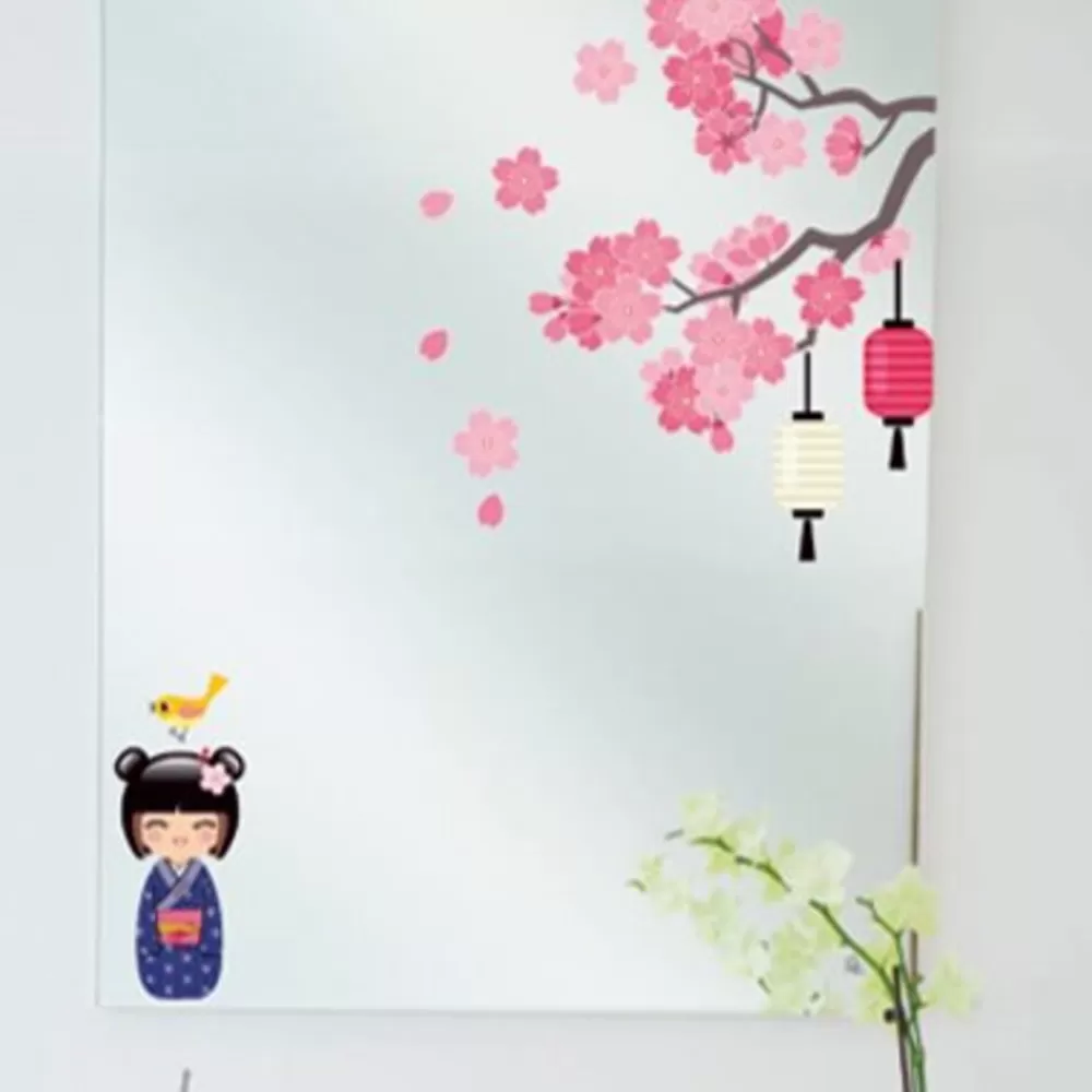 Hot Kidzsupplies Nouvelles Images Nouvelles Images Raamsticker Bloesem En Geisha