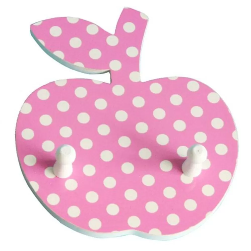 Clearance Kidzsupplies Pakhuis Oost Pakhuis Oost Kapstok Appel Polkadots Roze