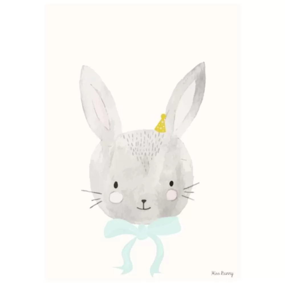 Shop Kidzsupplies Poster Kinderkamer Konijn Miss Bunny