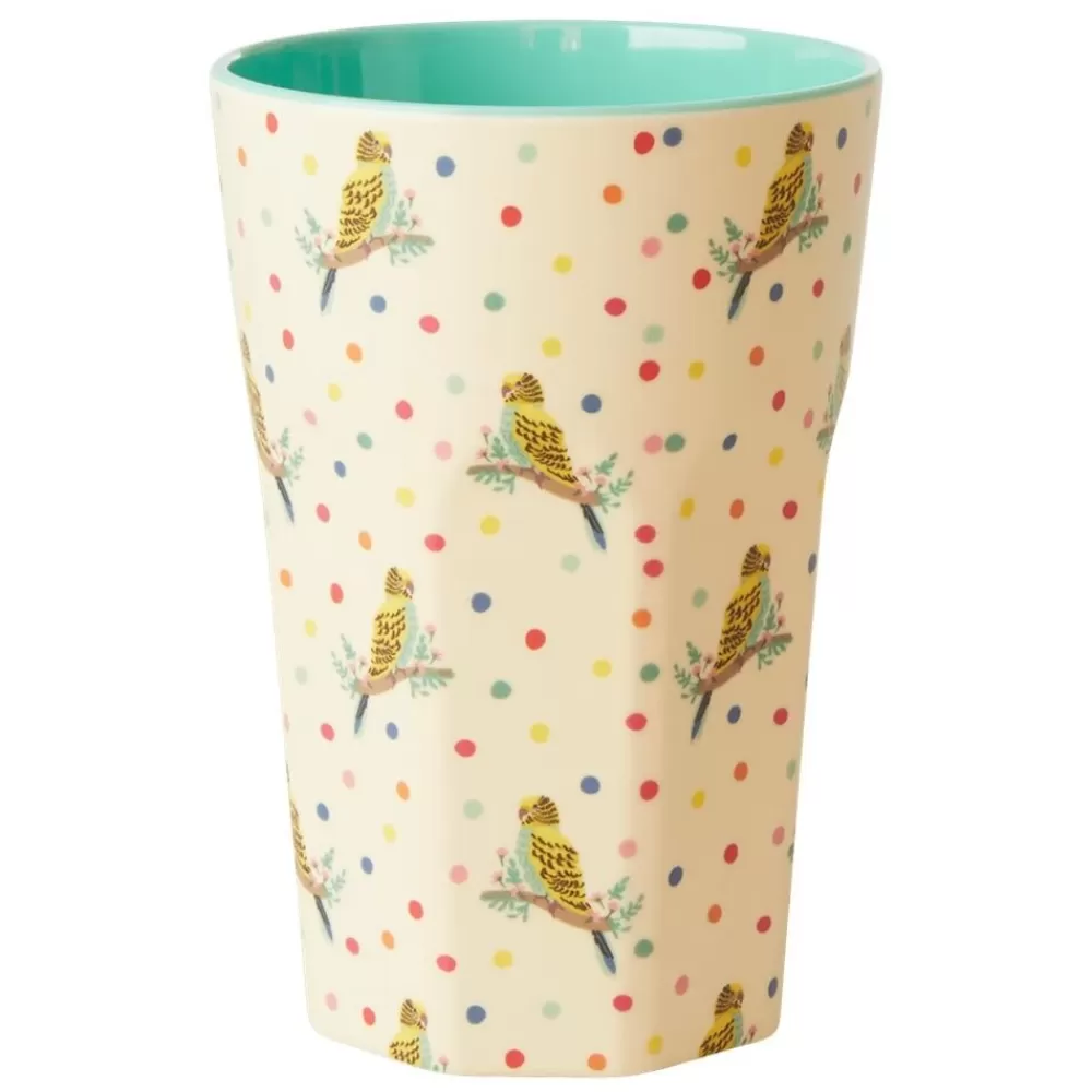 Cheap Kidzsupplies Rice Hoge Melamine Beker Budgie Print