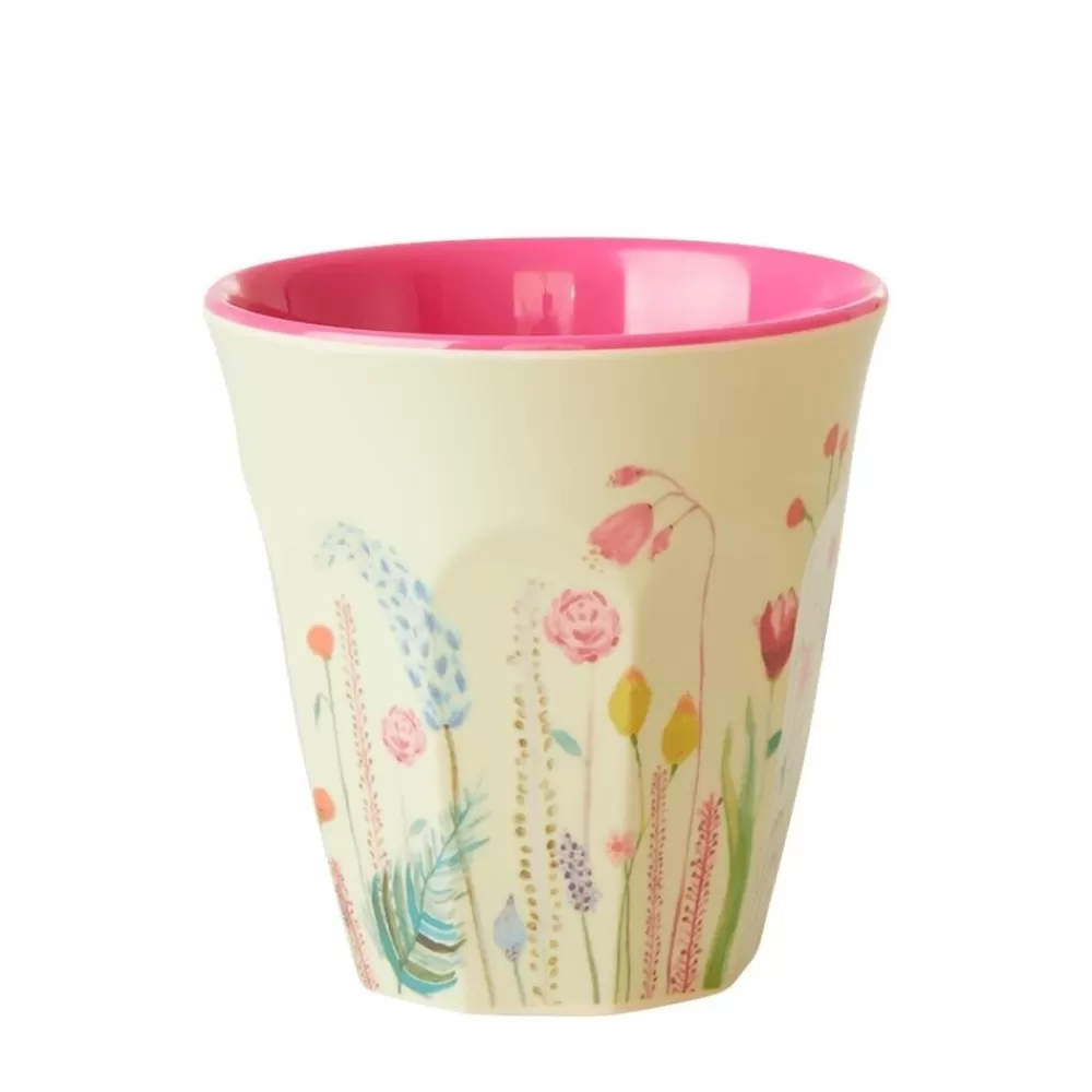 Fashion Kidzsupplies Rice Melamine Beker Bloemen Summer Flowers Print