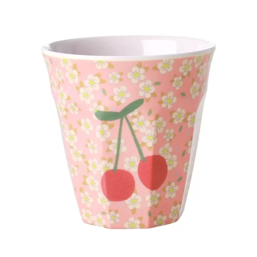 Cheap Kidzsupplies Rice Melamine Beker Kersen En Bloemen Print Cherry