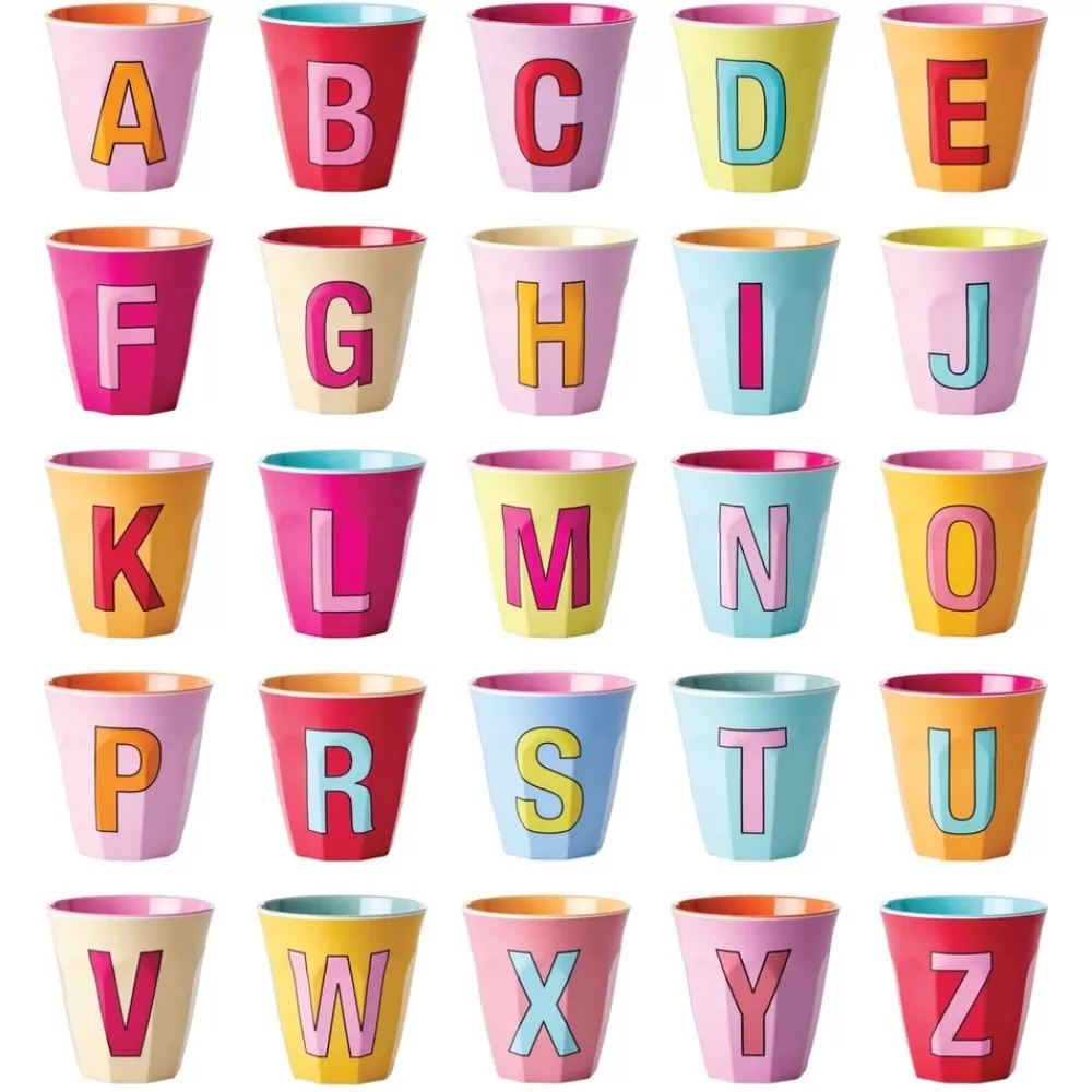 Shop Kidzsupplies Rice Melamine Beker Letter B Rood