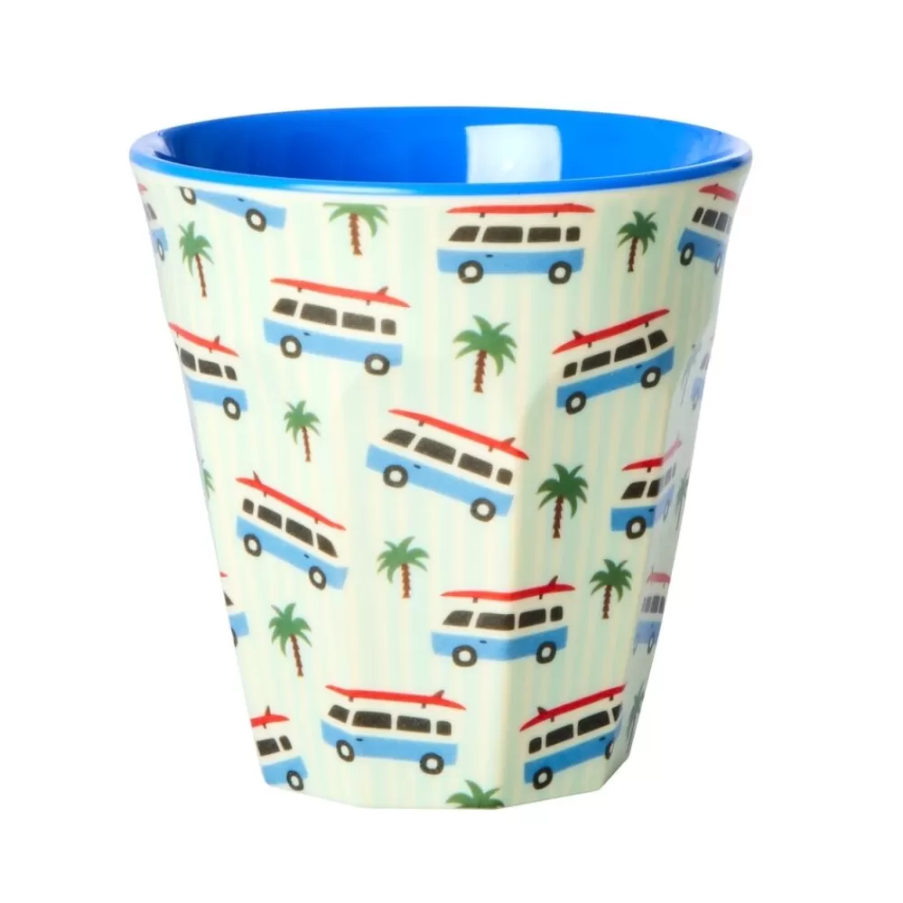 Best Kidzsupplies Rice Melamine Beker Surf Van Print