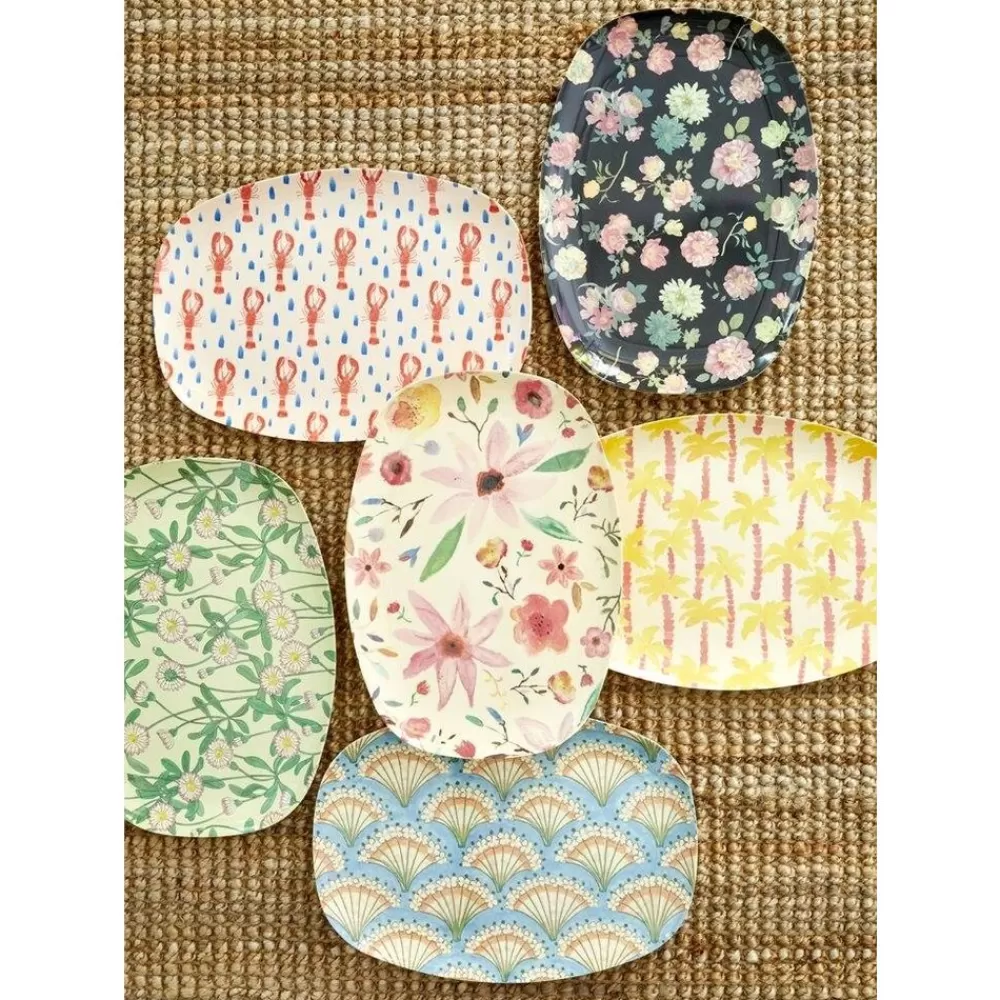 Sale Kidzsupplies Rice Melamine Bord Bloemen Daisy Print