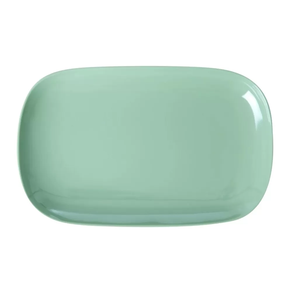 Online Kidzsupplies Rice Melamine Bord Ovaal Groen