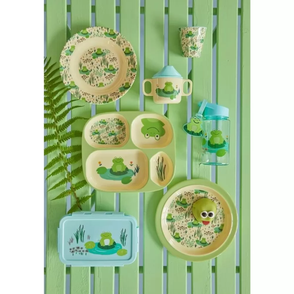 Best Sale Kidzsupplies Rice Melamine Kinderbord Kikker Print