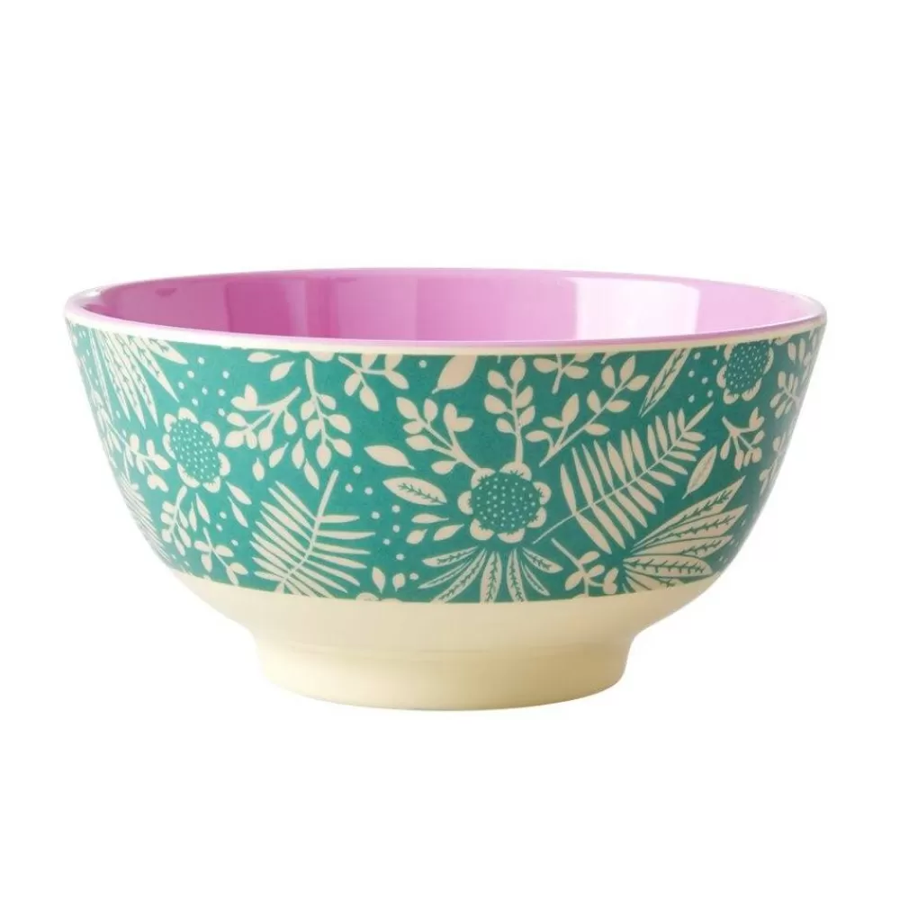 Flash Sale Kidzsupplies Rice Melamine Kom Bloemen Fern And Flower