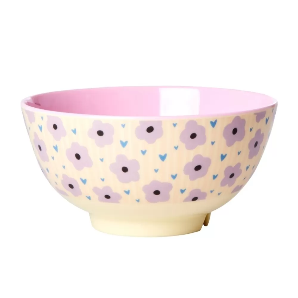 Outlet Kidzsupplies Rice Melamine Kom Bloemen Flower Print