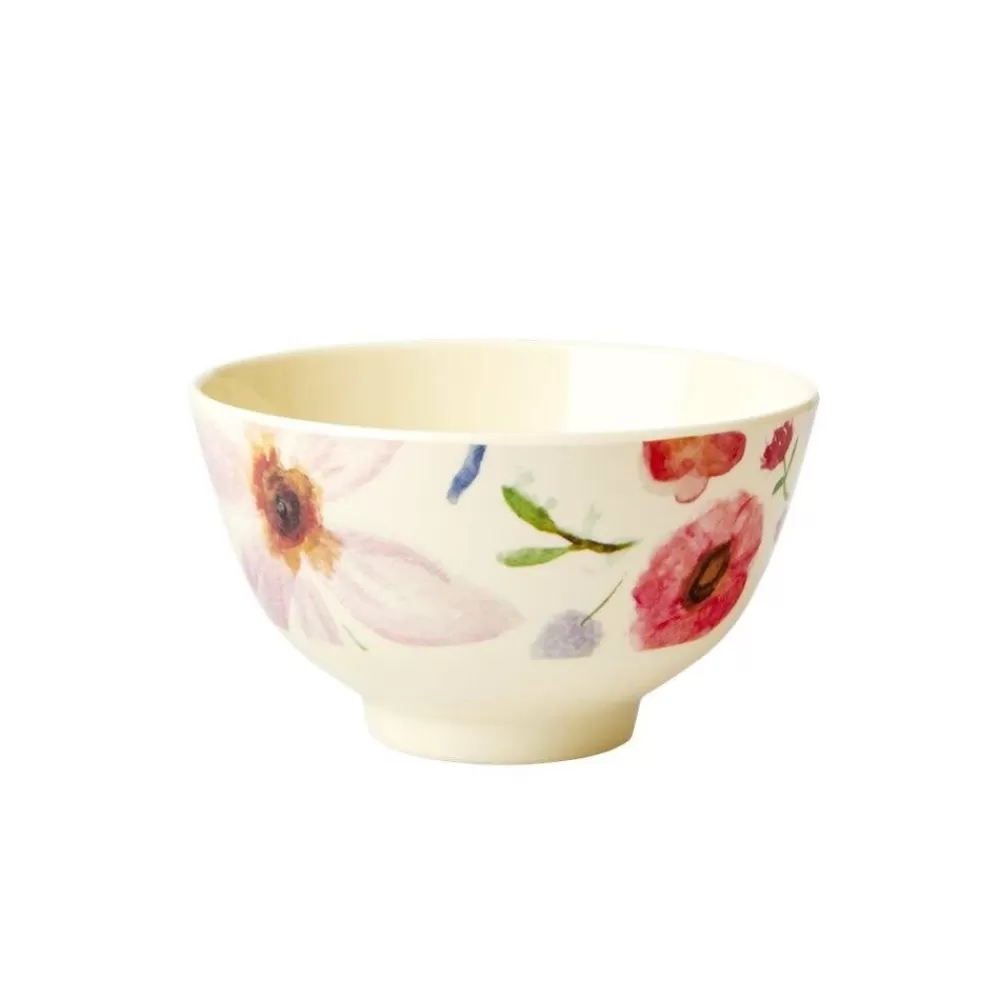 Shop Kidzsupplies Rice Melamine Kom Bloemen Selma'S Flower Print Klein