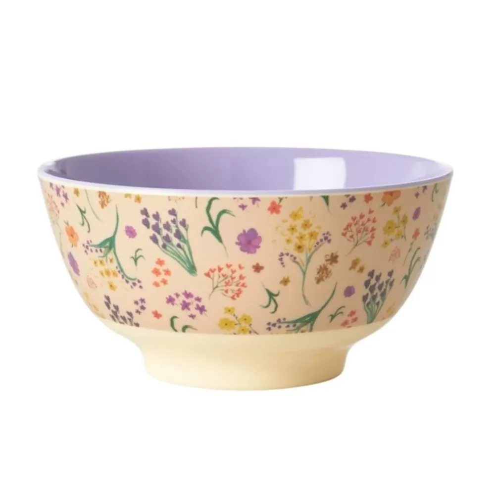 Clearance Kidzsupplies Rice Melamine Kom Bloemen Wild Flower Print