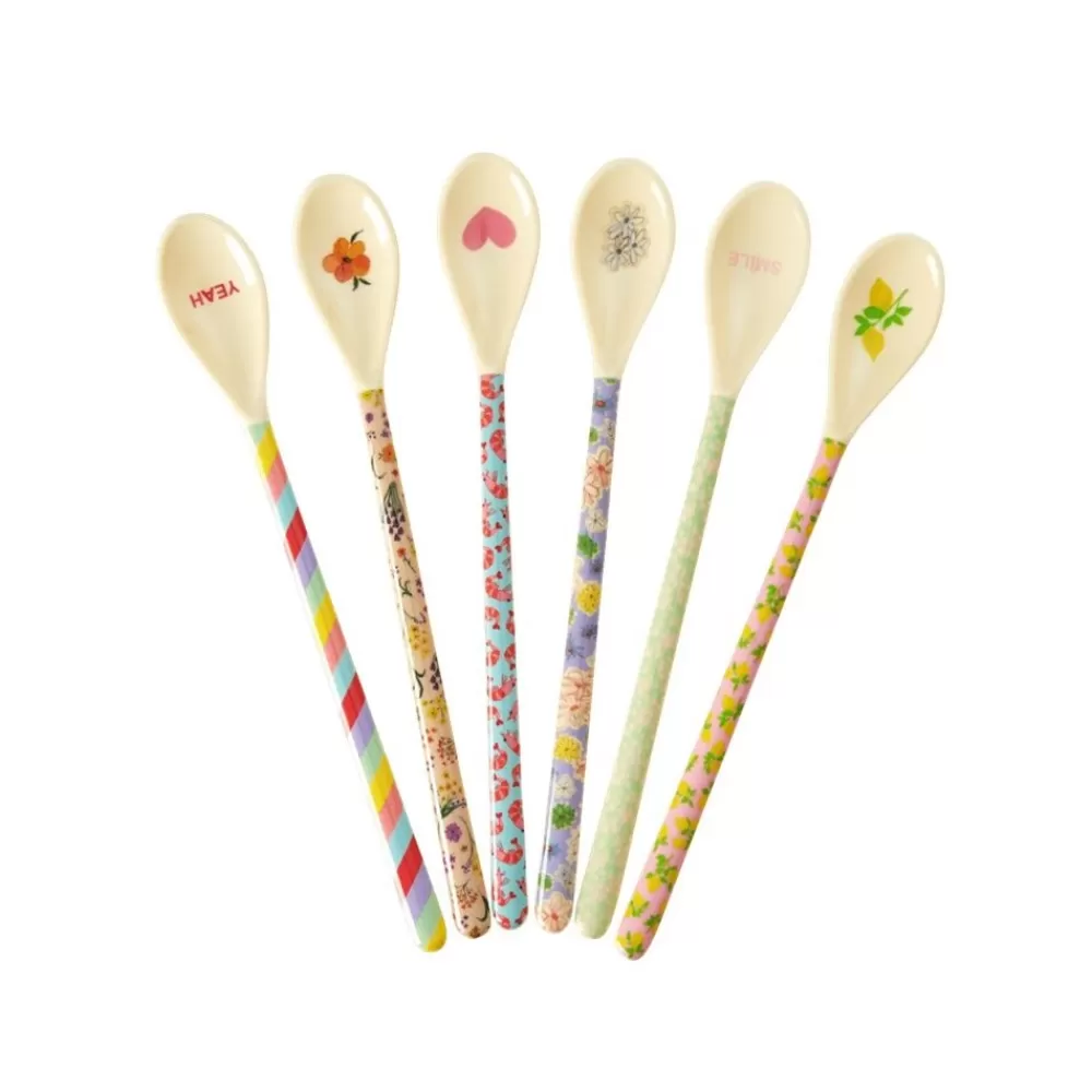 Shop Kidzsupplies Rice Melamine Lepel Flower Painting Print