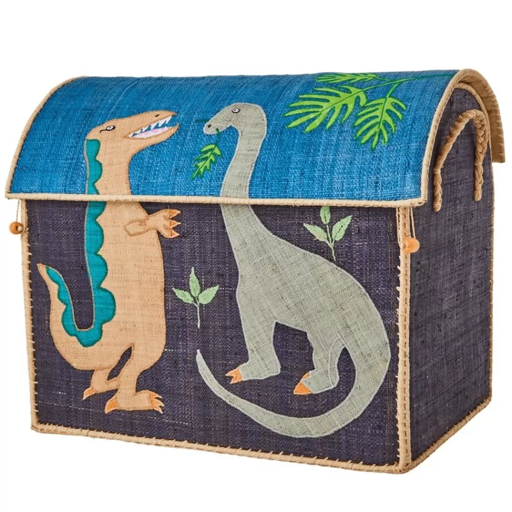 Sale Kidzsupplies Rice Speelgoedkist Huis Dino'S Extra Groot