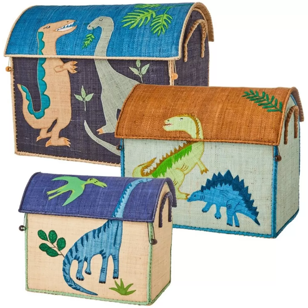 Sale Kidzsupplies Rice Speelgoedkist Huis Dino'S Extra Groot