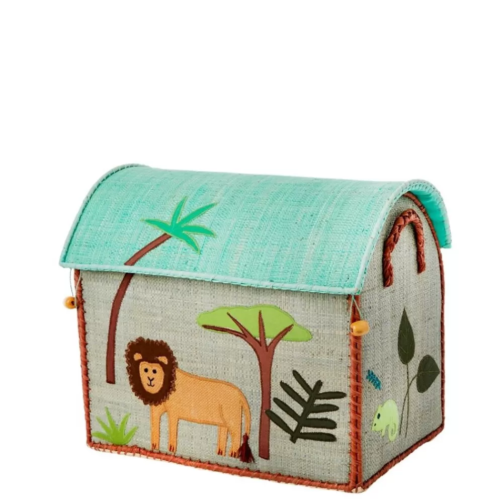 Cheap Kidzsupplies Rice Speelgoedkist Huis Jungle Leeuw