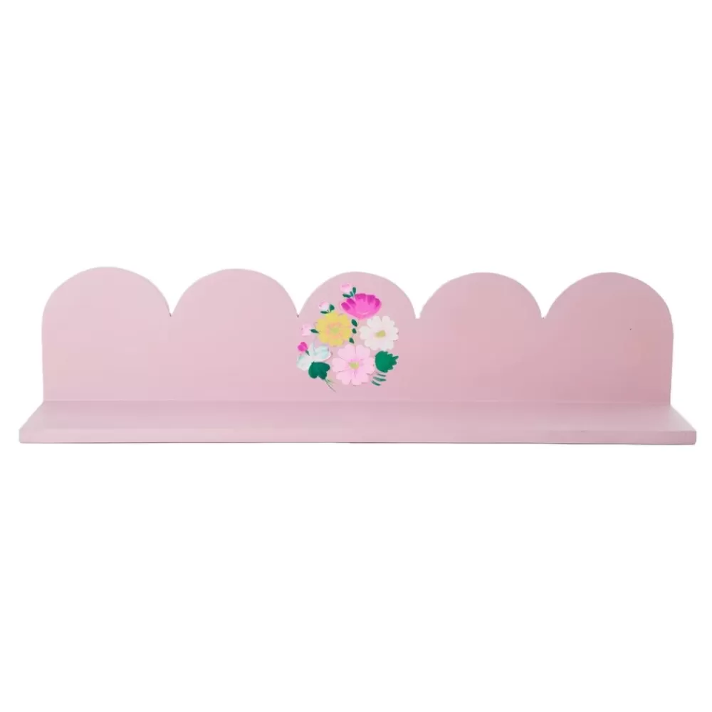 Discount Kidzsupplies Rice Wandplankje Bloemen Roze