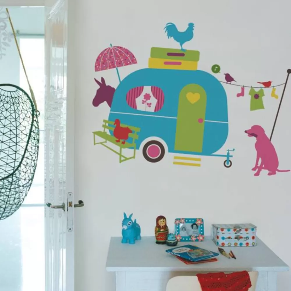 Store Kidzsupplies Roommates Muursticker Caravan