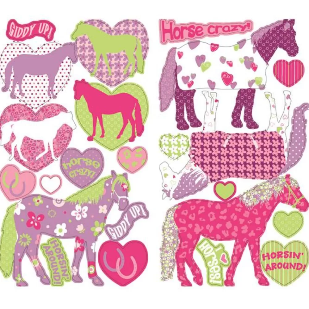 New Kidzsupplies Roommates Muursticker Paarden Horse Crazy