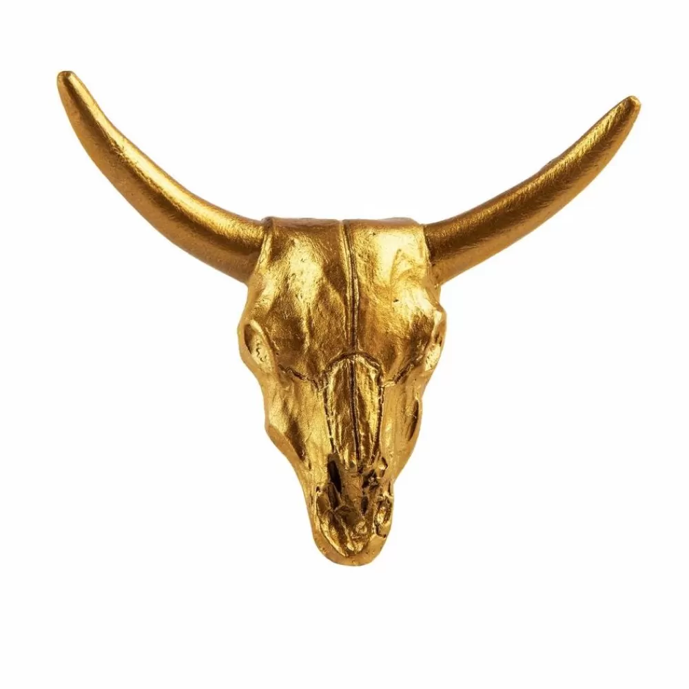 Hot Kidzsupplies Sass & Belle Deurknop Buffel Schedel Desert Buffalo Skull Goud