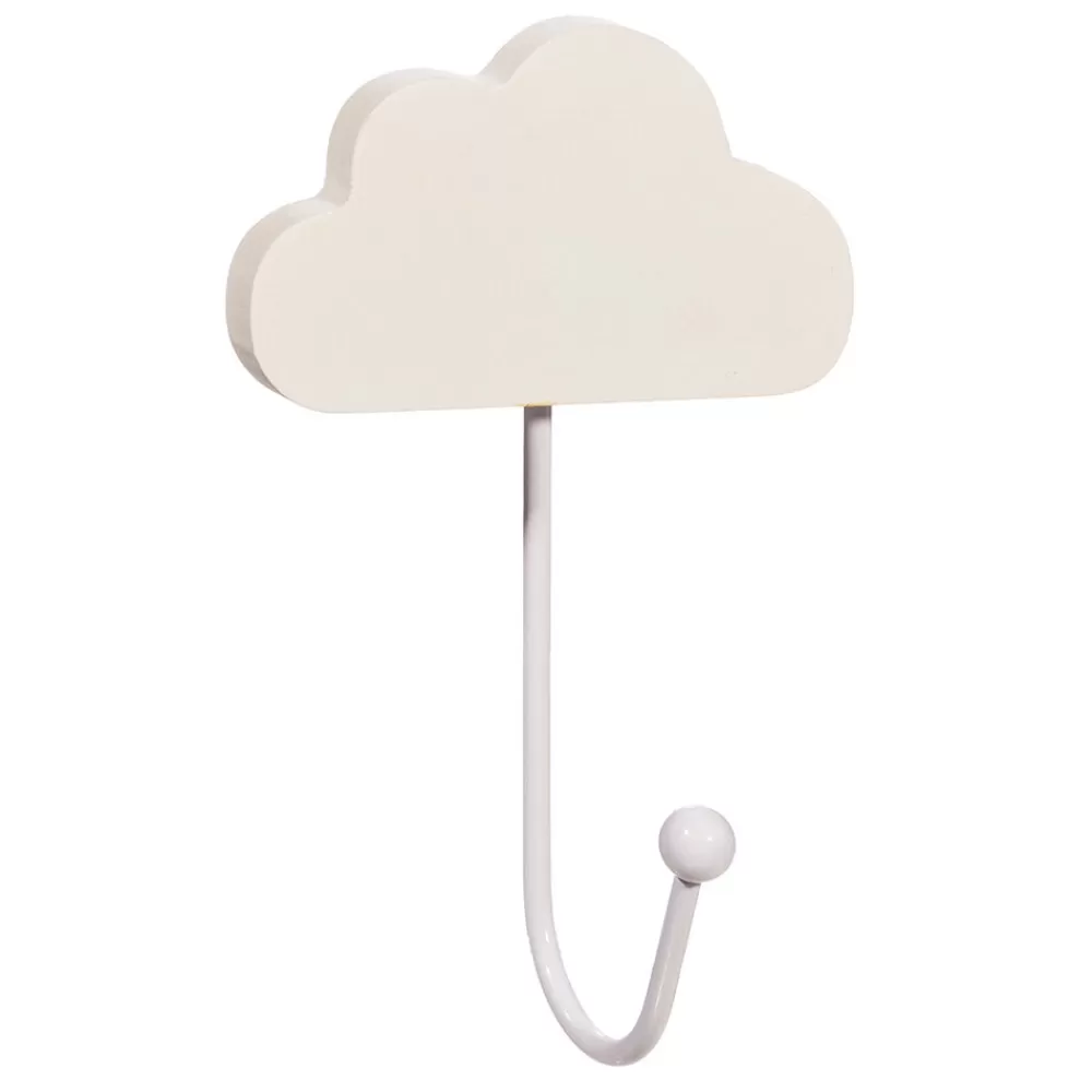 Store Kidzsupplies Sass & Belle Kinderkapstokje Wolk Cloud Wit