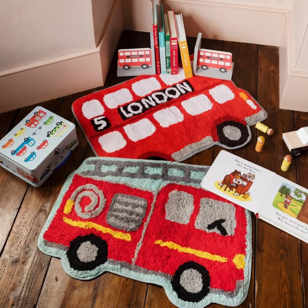 Clearance Kidzsupplies Sass & Belle Vloerkleed Kinderkamer Mini London Bus