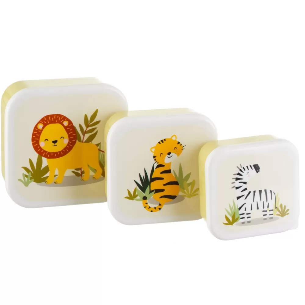 Store Kidzsupplies Sass En Belle Snackboxen Safari Savanne