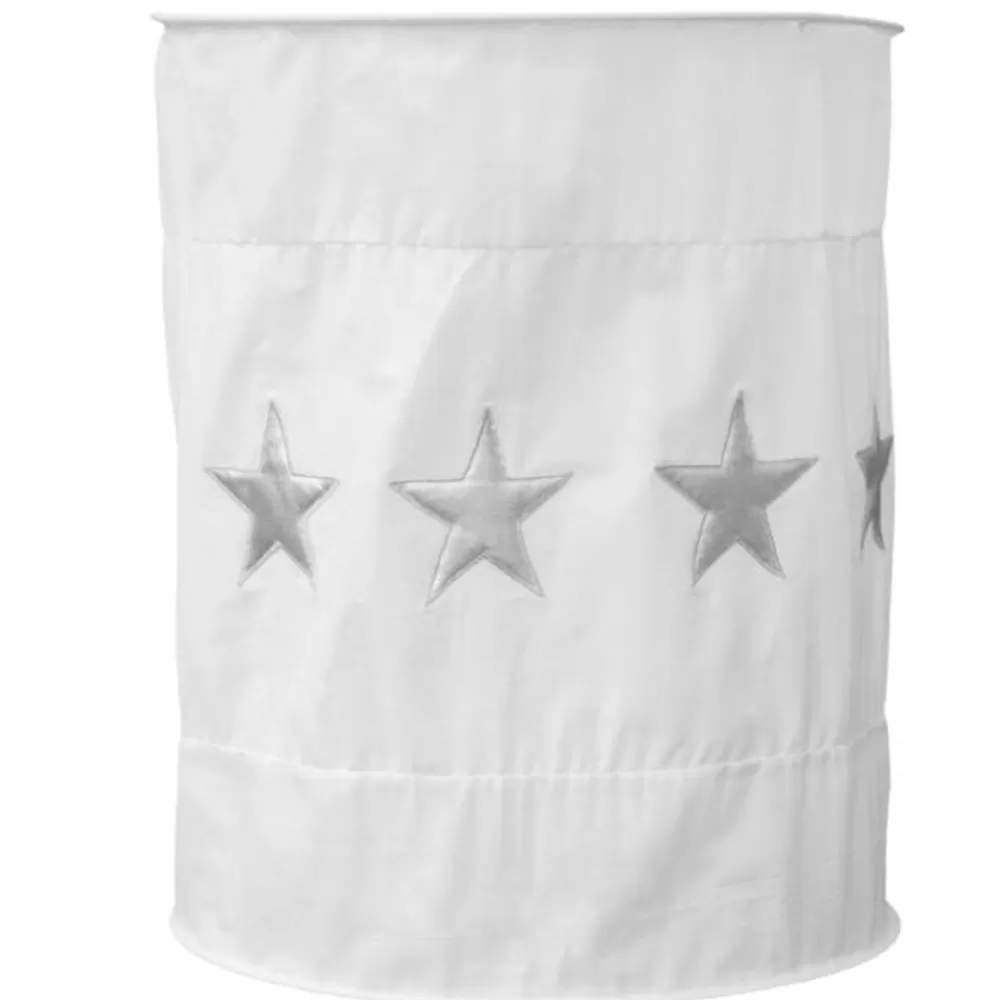 Best Kidzsupplies Taftan Taftan Kinderlamp Wit Silver Stars