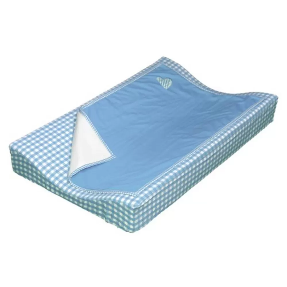 Discount Kidzsupplies Taftan Taftan Verschoonkussen Hoes Met Dekentje Blauw