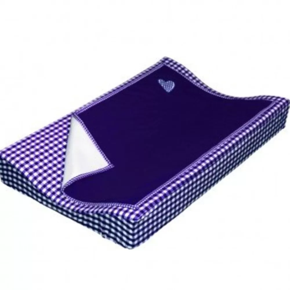 Sale Kidzsupplies Taftan Taftan Verschoonkussen Hoes Met Dekentje Donkerblauw