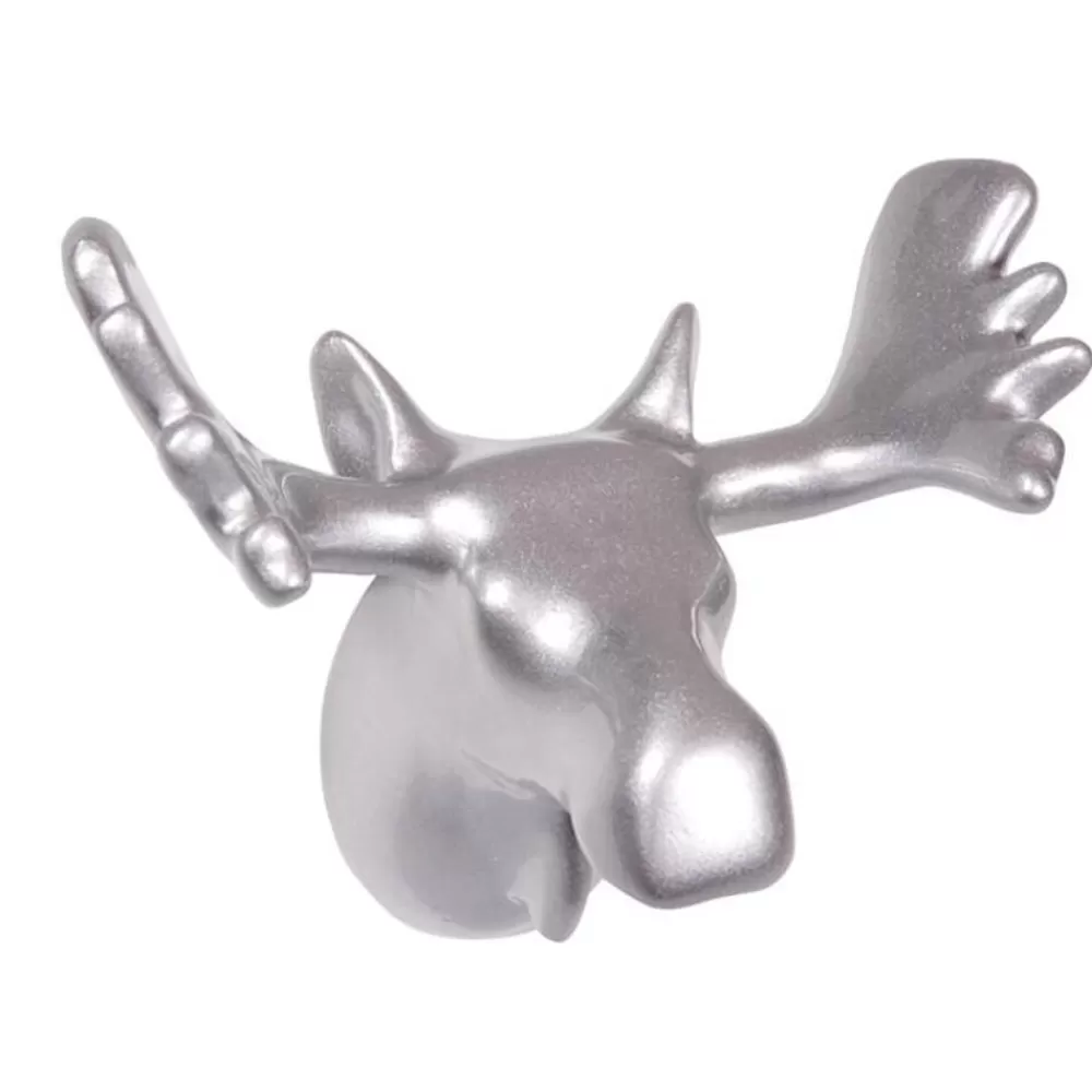 Hot Kidzsupplies The Zoo The Zoo Kinderkapstokje Eland Zilver