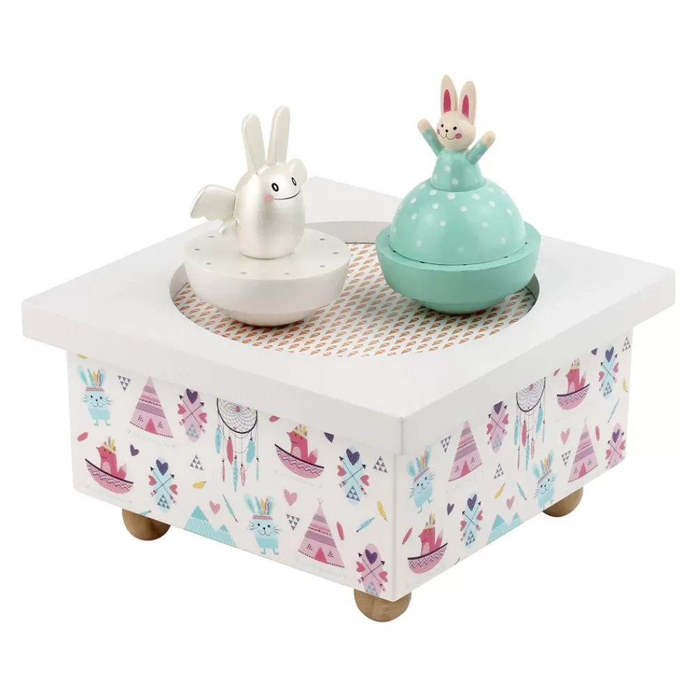 Outlet Kidzsupplies Trousselier Muziekdoos Konijntjesange Lapin Indianen