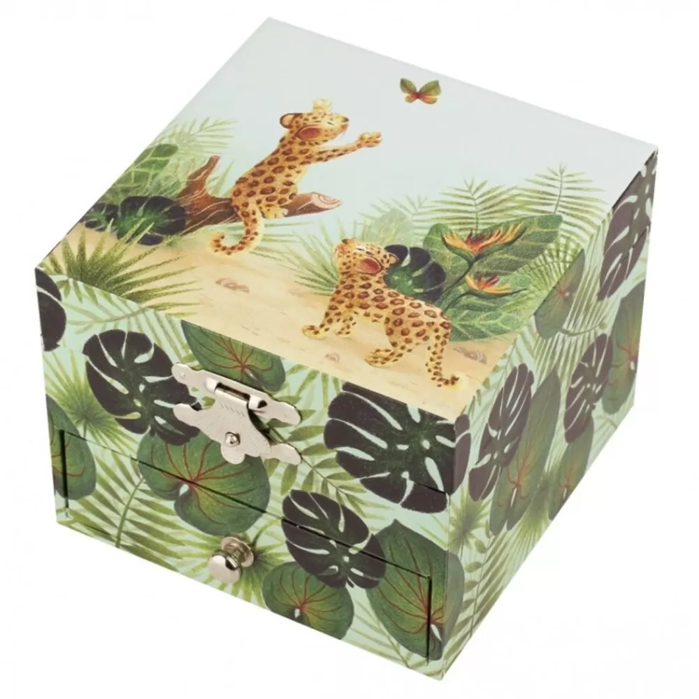 Hot Kidzsupplies Trousselier Muziekdoosje Safari Luipaard