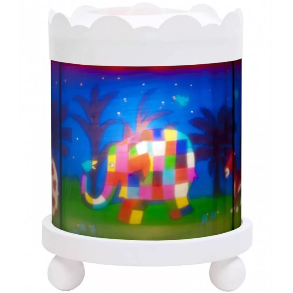 Hot Kidzsupplies Trousslier Magische Lamp Elmer Wit Rond