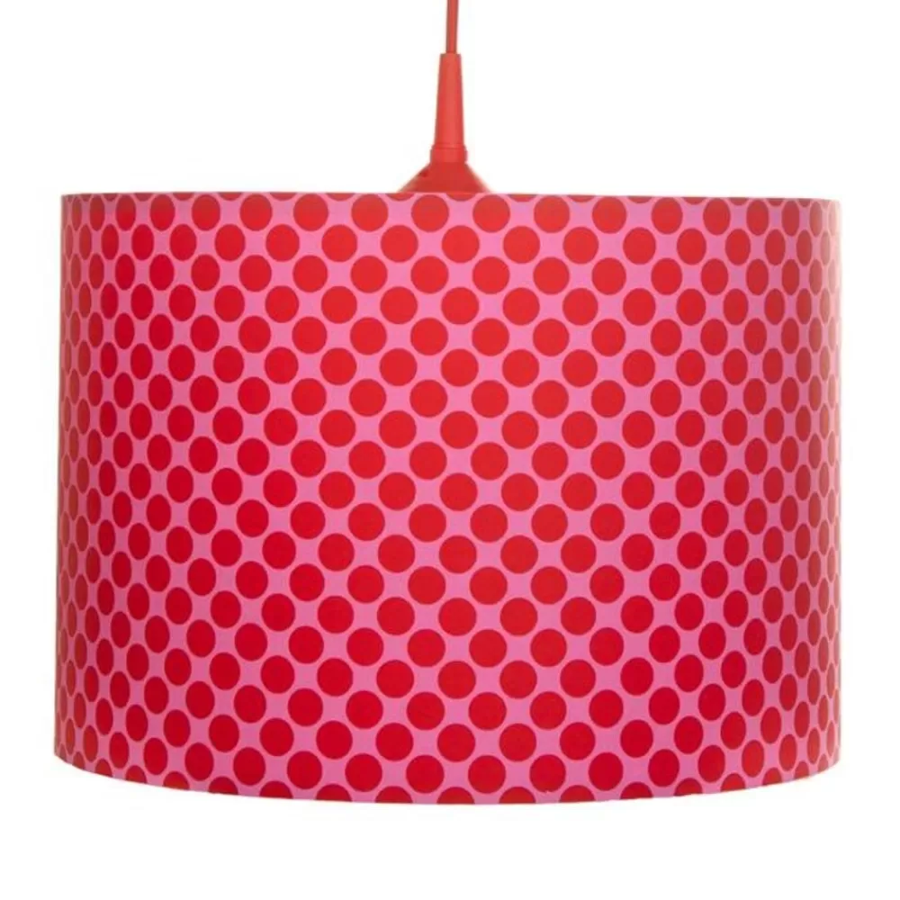 Best Sale Kidzsupplies Waldi Leuchten Kinderlamp Dots Rood Roze