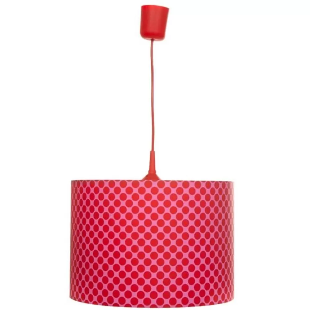 Best Sale Kidzsupplies Waldi Leuchten Kinderlamp Dots Rood Roze