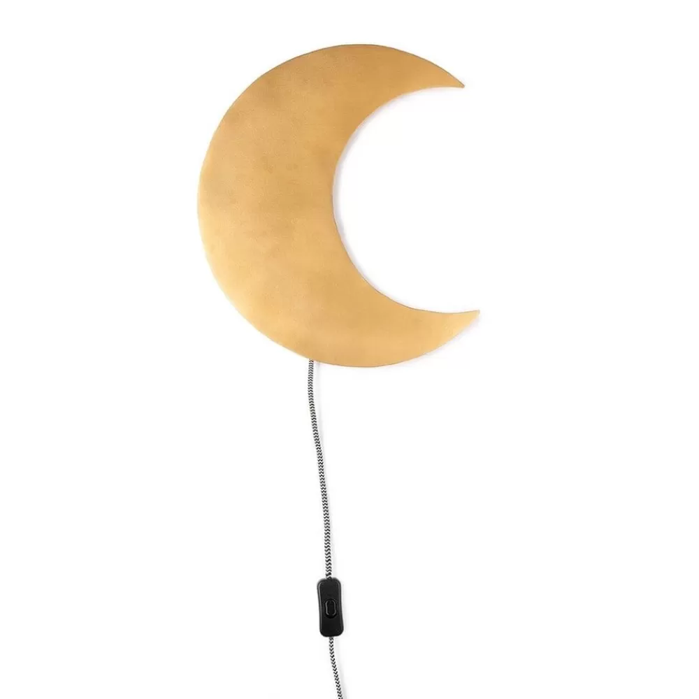 New Kidzsupplies Wandlamp Kinderkamer Maan Goud