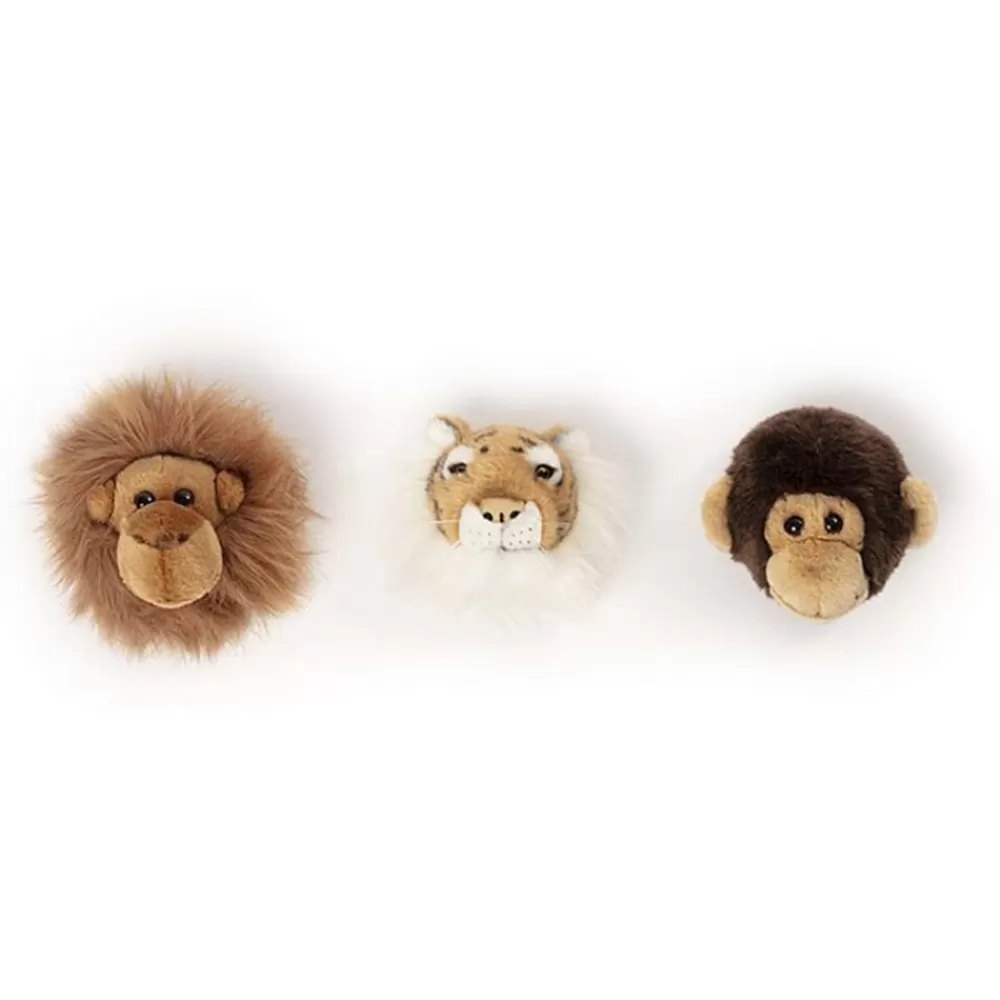 Fashion Kidzsupplies Wild & Soft Dierenkoppen Mini Jungle