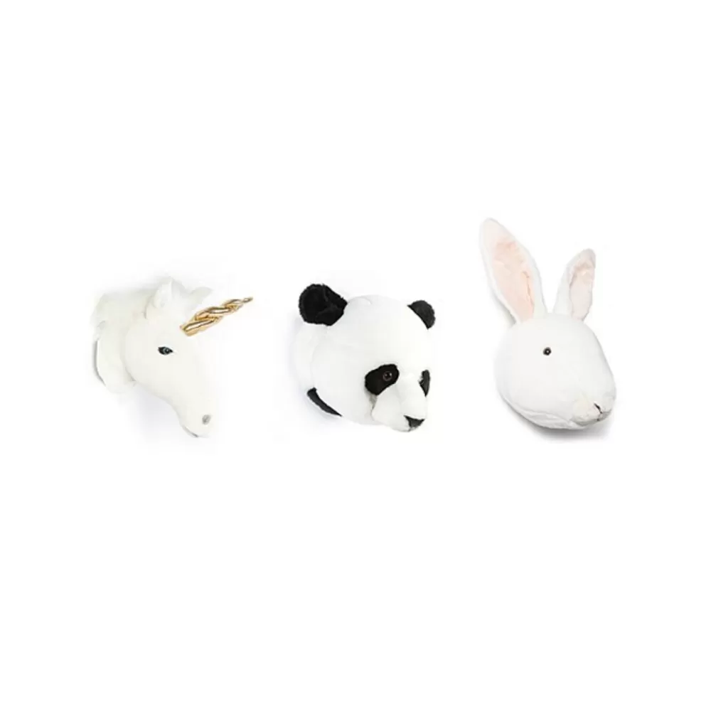 Cheap Kidzsupplies Wild & Soft Dierenkoppen Mini Konijn, Panda & Eenhoorn